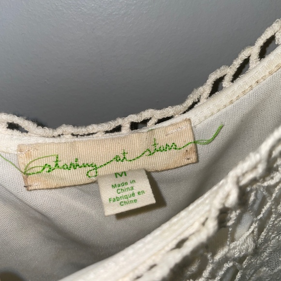 EUC Urban Outfitters Staring At Stars Crochet Multi Tier Sleeveless Dress Size M - Picture 3 of 10